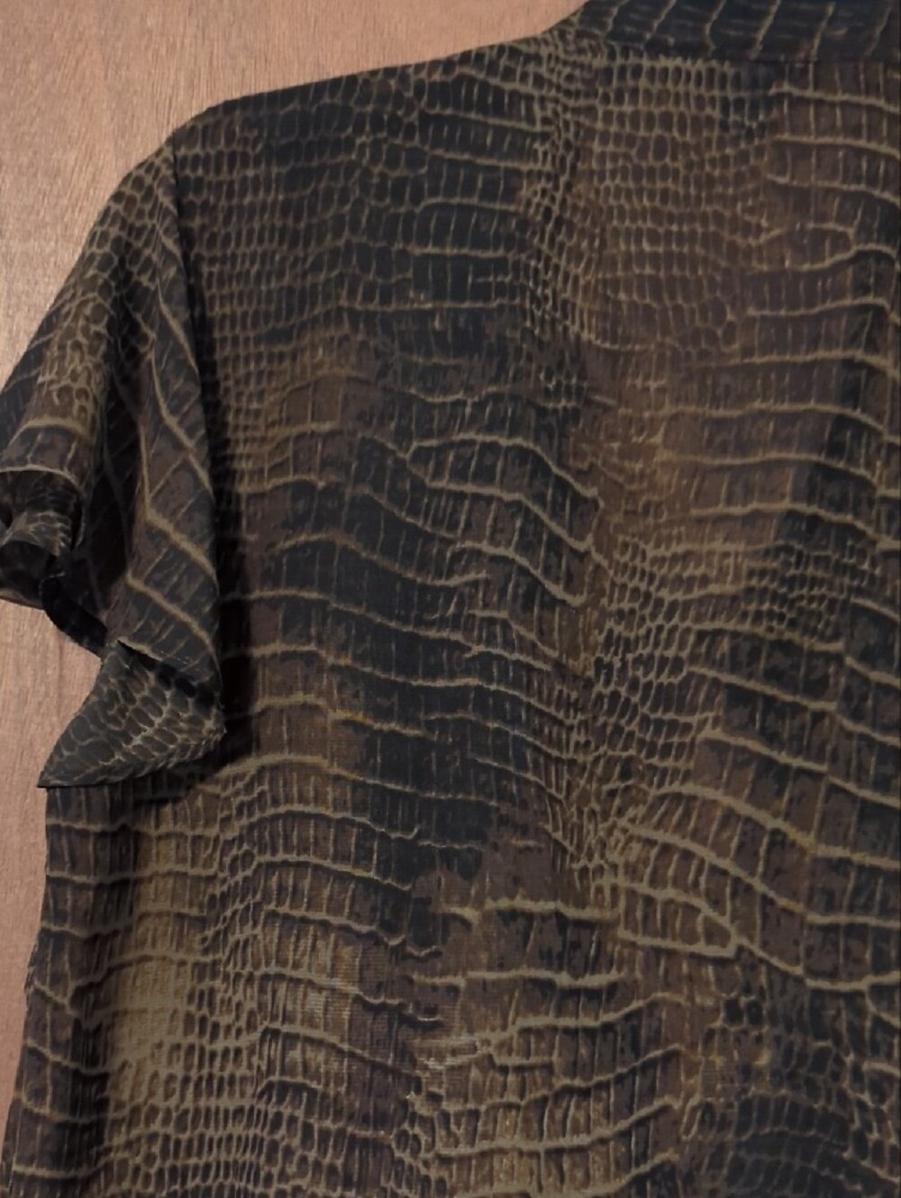 American Living Ruffle-Front Blouse - Picture 11 of 13